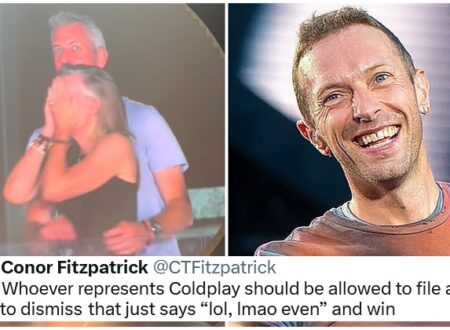 16 favourite reactions to rumours that the kiss cam CEO may sue Coldplay for ruining his life