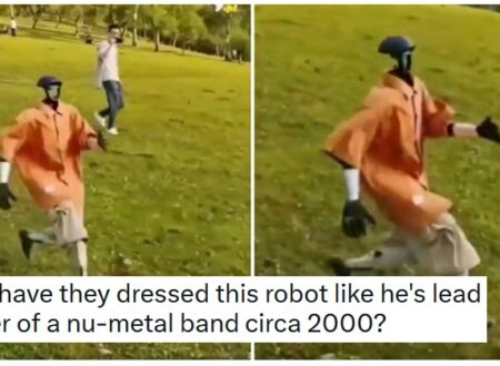 This robot may be freakily good at running, but it’s how they’ve dressed it that got everyone talking
