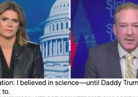 Trump’s eco chief was schooled with his own words on climate change and the pause that followed was just magnificent
