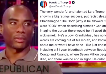 Charlamagne tha God wasn’t letting Epstein go on Laura Trump’s Fox News show and Donald Trump’s furious social media meltdown made it even better