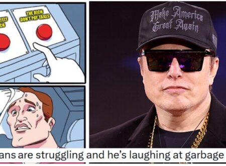 Elon Musk share a meme mocking the discourse around taxing the wealthy – and it was a bit rich coming from him