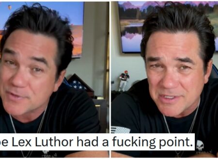 Is it a bird? Is it a plane? No, it’s Maga cultist Superman actor Dean Cain getting scorched for joining Trump’s ICE agents