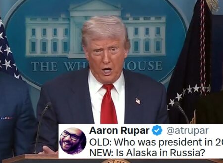 Trump keeps saying he’s going to Russia when he means Alaska, and people are wondering if he’s handing over more than Ukraine to his BFF Putin