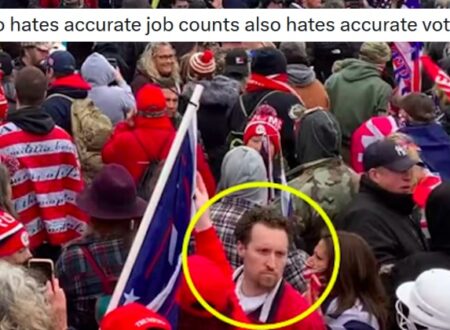 In case you were wondering if Trump is choosing better officials these days, his new tame statistician was at the January 6th riots