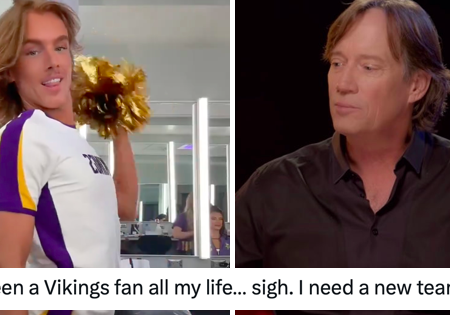 Hercules actor Kevin Sorbo keeps moaning about male NFL cheerleaders and Twitter ratioed him right back to Ancient Greece