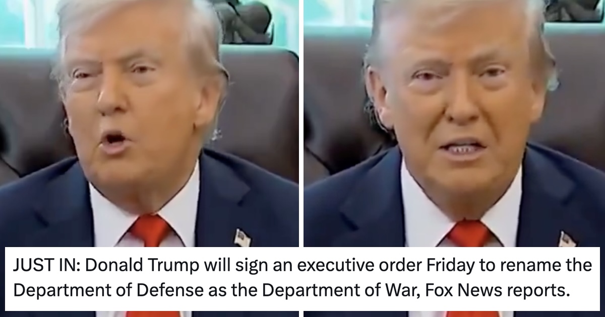 Donald Trump wants to rebrand the Department of Defence as the 'Department of War' - 17 totally on-point direct hits