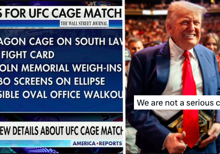New details have emerged of the White House UFC cage match next year and these 15 responses perfectly sum up how far the US has fallen