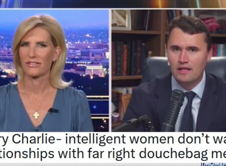 Charlie Kirk tried to mansplain female Kamala Harris voters, and even the Fox News host couldn’t hide her contempt