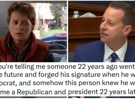 This Democratic congressman summed up the Republican theory that the Epstein birthday message is a hoax, and it’s so absurd it could be satire