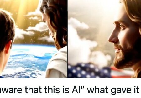 This weird viral AI video of Jesus and Charlie Kirk has produced some God-tier responses