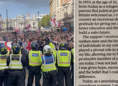 This fabulous letter from a Sudanese refugee who came to Britain should be put through the door of every single person who went to Tommy Robinson’s far-right protest