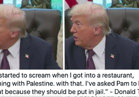 Donald Trump’s response to the women who dared protest to his face is a horrible sign for anyone who doesn’t eat, breathe, and sleep in a red Maga hat