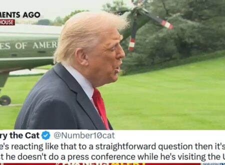An Australian reporter asked Trump about his business dealings, and his petulant answer tells you all you need to know about the White House right now