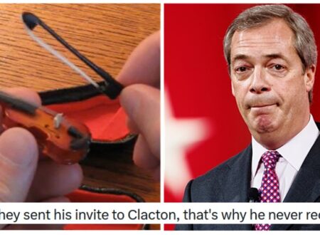 Nigel Farage wasn’t invited to the King’s banquet, and the run on tiny violins just gets better and better