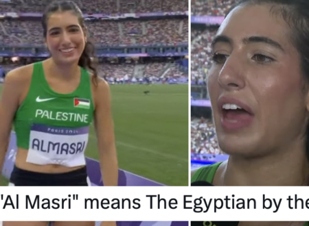An ‘anti-woke warrior’ said this Palestinian athlete’s name meant ‘The Egyptian’ and was magnificently owned into next year