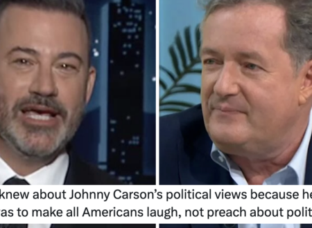 Piers Morgan said Jimmy Kimmel should stop upsetting Trump and be more like Johnny Carson but these Americans begged to differ