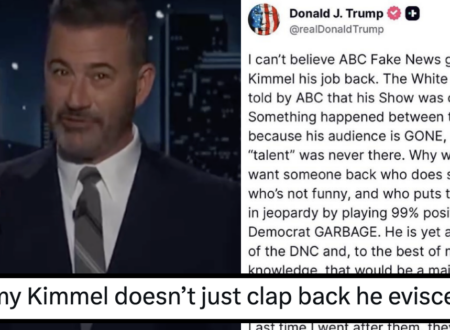 Donald Trump ‘couldn’t believe’ ABC gave Jimmy Kimmel his job back and whoever wrote the talkshow hosts’s A++ comeback deserves an extra big pay raise