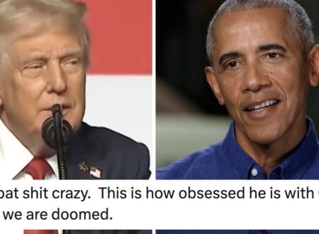 Donald Trump wanged on about how Barack Obama walks down stairs very differently to him and we’re all on a Stannah Lift to hell