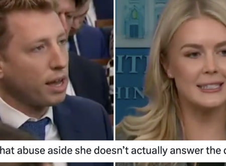 Karoline Leavitt’s next-level hissy fit when a White House reporter asked a properly legitimate question had people clamouring for so much more of this sort of thing