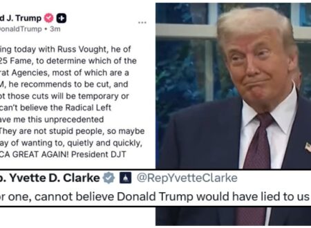 Trump forgot he was supposed to plead ignorance of Project 2025, and the internet yelled “I told you so!”