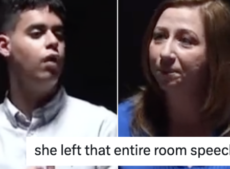 A conservative teenager took offence at being called ‘privileged’ and this woman’s A++ comeback had everyone cheering