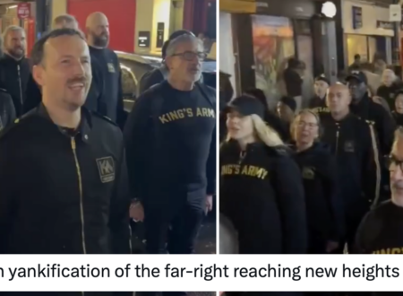 The Christian evangelical ‘King’s Army’ blocked London’s Soho in protest at its ‘immoral culture’ and was magnificently schooled into next year