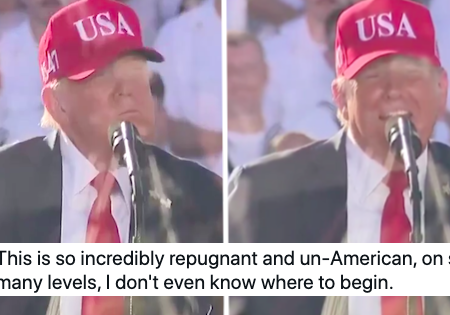 Donald Trump told the military he wants their help to ‘take care’ of the Democrats in a disturbing look into how he feels about anyone who disagrees with him