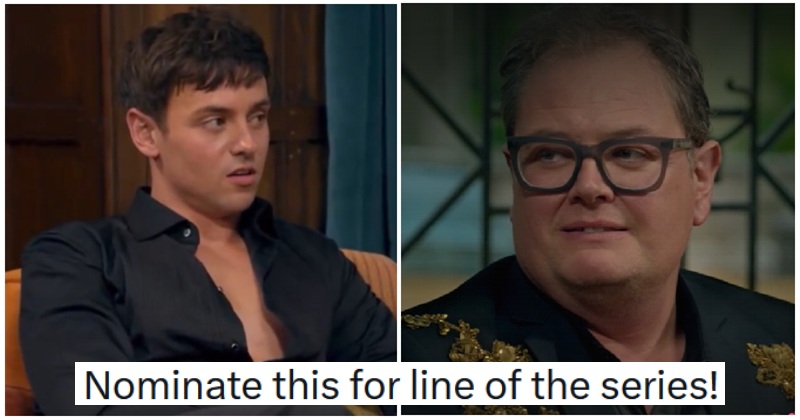 Alan Carr's hilariously scathing comeback to Tom Daley on Celebrity Traitors was God-tier television