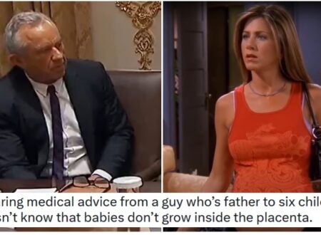 RFK Jr descibed a pregnant woman as having ‘a baby in her placenta’, so it’s a good job he’s not in charge of America’s healthcare or anything