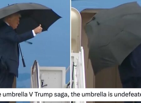 If there was a Nobel prize for closing an umbrella Donald Trump would have lost that too – 13 brolly good responses