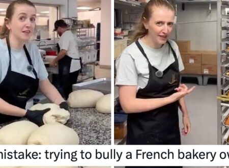 A French patisserie owner in Arizona went the extra mile to respond to a ‘bullying’ influencer trying to get food for free and it’s simply delicious