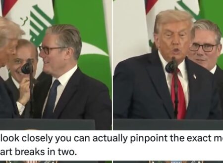 It looked like Trump was asking Keir Starmer to speak but it didn’t work out that way and world supplies of cringe just hit critical lows