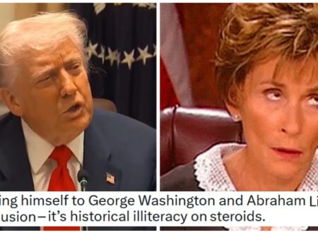 Trump has been wanging on about being ‘the greatest president’ again, and the eye rolls are visible from space