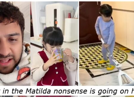 The so-called routine of this tech-savvy 5-year-old was very entertaining, but one TikTok star’s reaction made it so much better