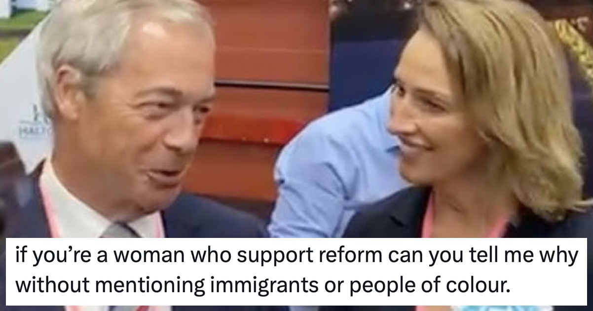 Nigel Farage fans were asked why they vote Reform UK without mentioning immigration and the furious responses spoke volumes
