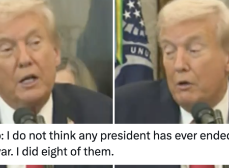 Donald Trump said no president had stopped a war until he came along and now he’s stopped eight – 14 funniest and totally on-point responses