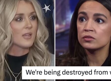 A mega Maga said Democrats were destroying America from within and Alexandria Ocasio-Cortez’s A++ comeback was simply savage