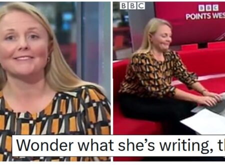 Ever wondered what newsreaders are typing as the credits roll? Wonder no more