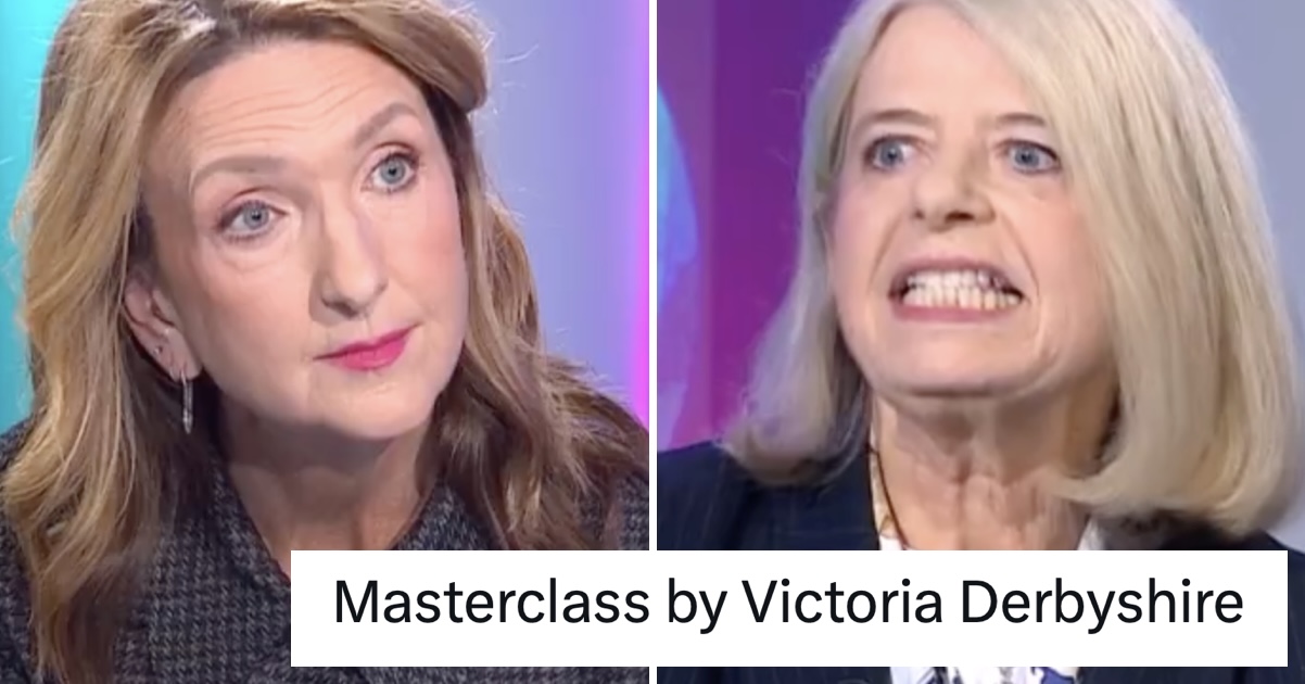 Victoria Derbyshire had a little bit of context for Tory criticism of Rachel Reeves’ tax rises and more of this sort of thing please!