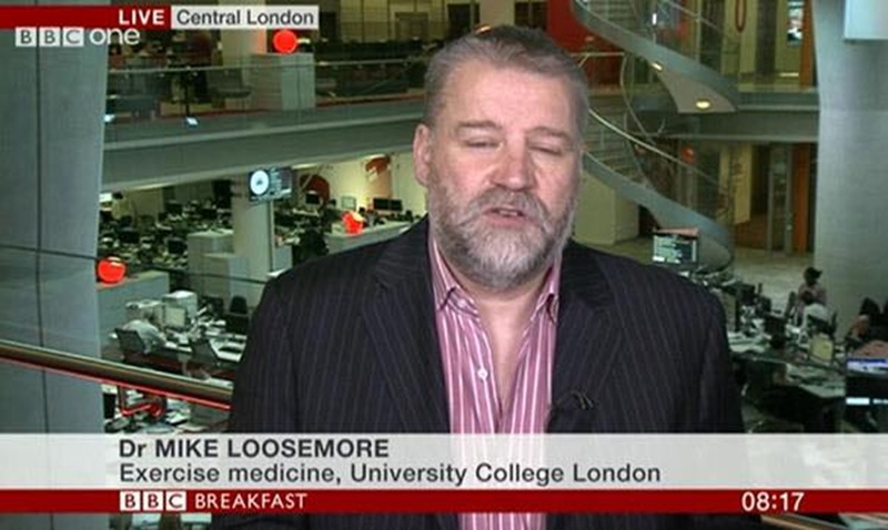 Dr Mike Loosemore, Exercise Medicine University College London
