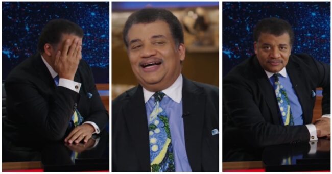 Neil deGrasse Tyson’s hilarious struggle to cope with these unhinged Maga science questions is straight from the hall of fame