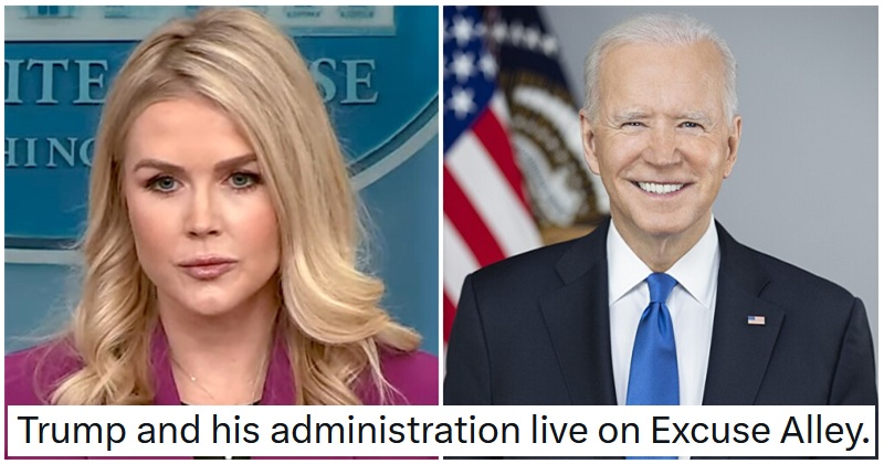 It's been a year since the election and the White House is still blaming Joe Biden for the Great American Dumpster Fire - 15 eye-rolls of epic proportions