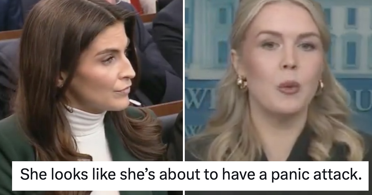 CNN's Kaitlan Collins dared question Trump's claims about the US economy and Karoline Leavitt's meltdown said it all