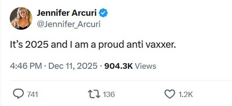 It’s 2025 and I am a proud anti vaxxer.