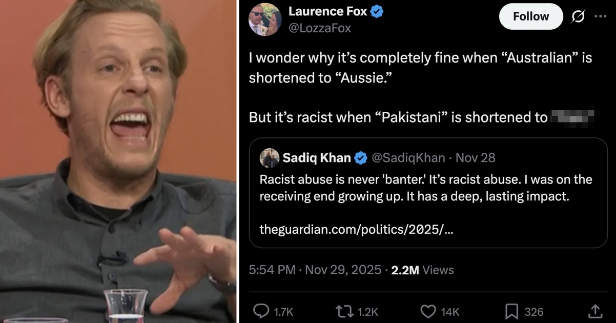 Laurence Fox was ‘stumped’ by this most basic linguistics lesson so these people were only too happy to help out