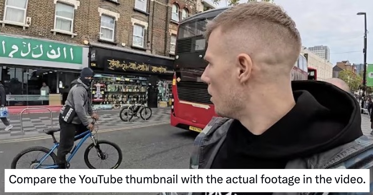 Image for A fear-fuelling YouTuber was called out for the masked cyclist who never was and it's a proper jaw-dropper