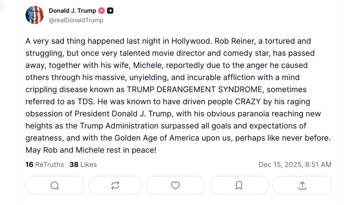 Trump had the chance to row back on his despicable comments about Rob ...