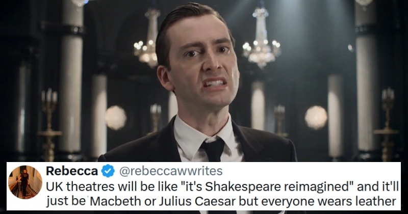 @rebeccawrites - UK theatres will be like "it's Shakespeare reimagined" and it'll just be Macbeth or Julius Caesar but everyone wears leather