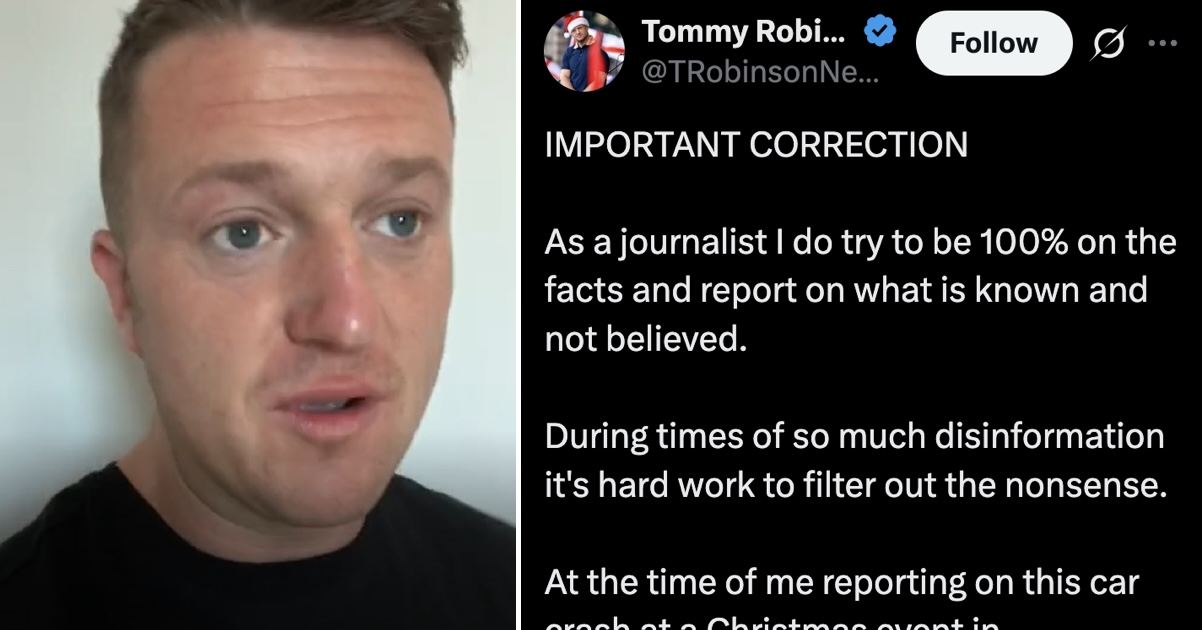 Tommy Robinson doubled down on his 'I'm a journalist' shtick and this A++ smackdown beat all comers