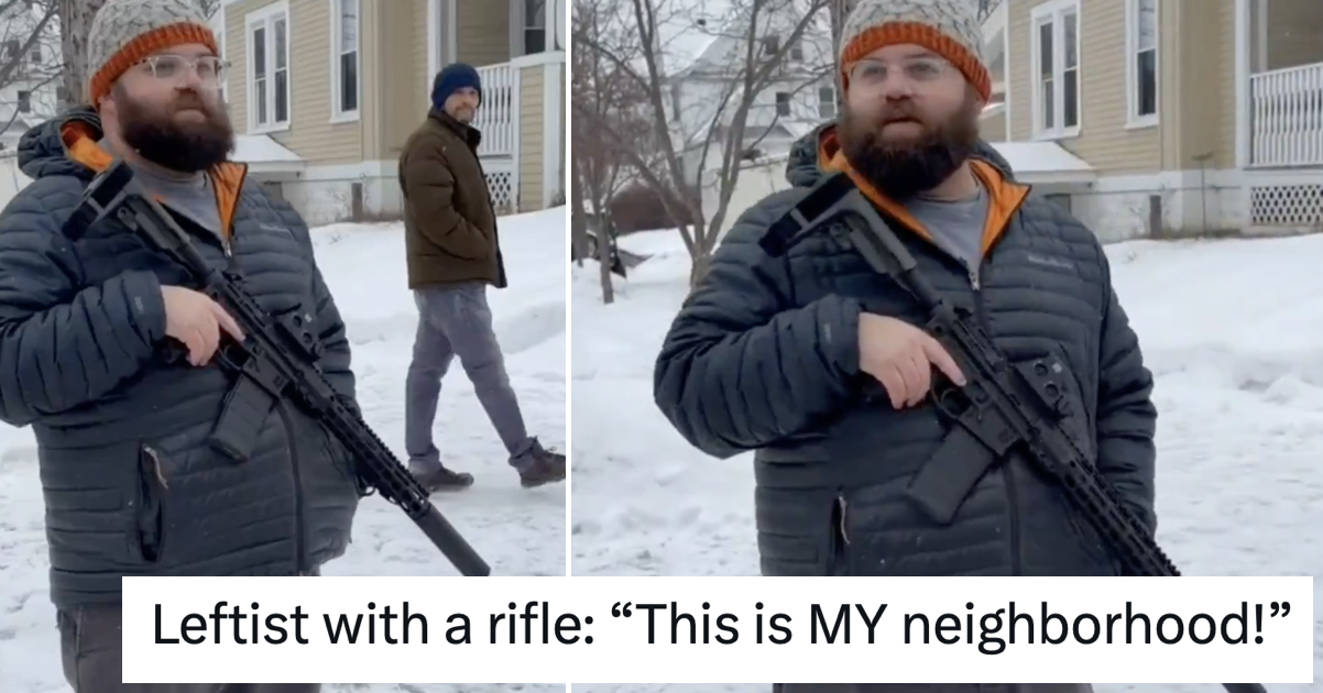 Magas cried foul at people arming themselves in the face of the ICE threat and were magnificently owned into next year